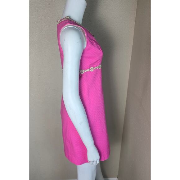 Lilly Pulitzer Rosie Shift Dress Lined Hot Pink Size 0 Barbiecore NWOT - Picture 9 of 12